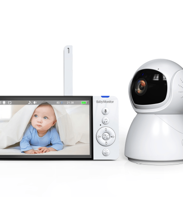 PSABM700 Remote Camera VOX 5-Inch IPS Micro SD (4-32GB) option Temperature Monitor Infrared Night Vision Camera bidirectional Audio HD 1920 * 1080