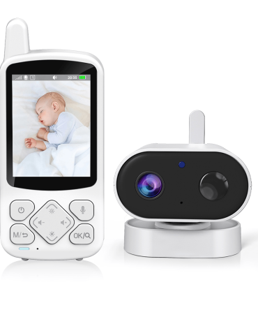 PSABM800 Video Baby Monitor Remote Camera VOX 2.8 Inch IPS Temperature Monitor Infrared Night Vision Camera bidirectional Audio HD 1280 * 720P