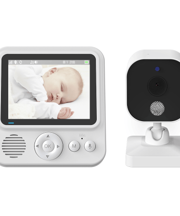 PSABM900 Video Baby Temperature Monitor Remote Camera VOX 2.8 Inch IPS IR Night Vision Camera bidirectional Audio HD 1280 * 720P