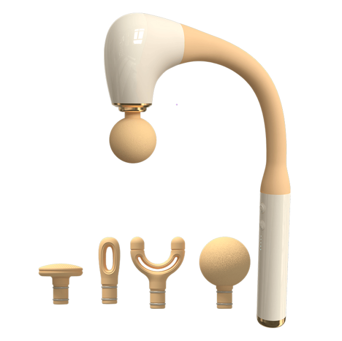 PSJMQ8 Handle arc massager EMS massage 1500 mAh, long handle fascia grab massage endurance 3h multi-contact matrix massage - Image 9