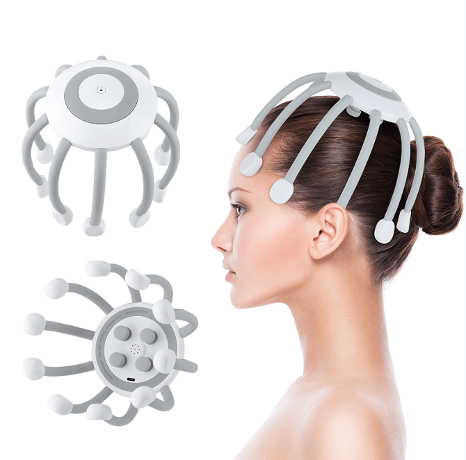 PSIH6W head massage device decompress to help sleep massage knead head 5 kinds of massage 14 massage head line massage matrix - Image 13
