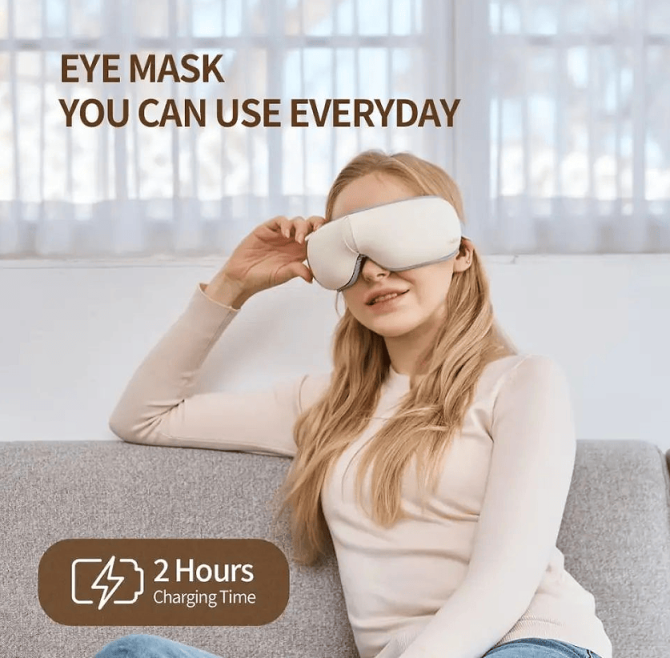 PSQNA7 Eye massager 6 kinds of massage battery capacity 1100 mAh endurance 2h 14 massage head multi-contact eye matrix massage - Image 6