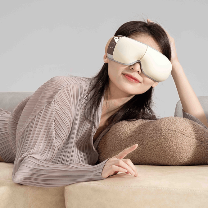 PSQNA7 Eye massager 6 kinds of massage battery capacity 1100 mAh endurance 2h 14 massage head multi-contact eye matrix massage - Image 10
