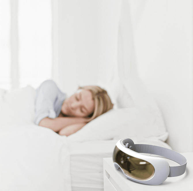 PSQNA6 Eye massager 6 kinds of massage battery capacity 1100 mAh endurance 2h constant temperature hot compress 14 massage head multi-contact eye matrix massage, - Image 9