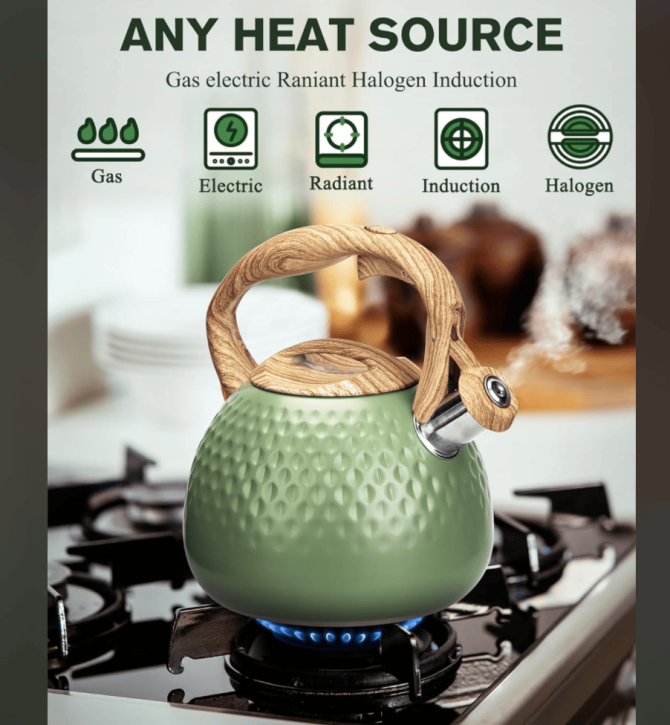 LCW183A3L induction cooker horn kettle electric pottery kettle kettle large capacity 3L hot kettle does not contain BPA pot body thickness 0.35mm, Nordic American one key open kettle gas stove kettle - Image 16