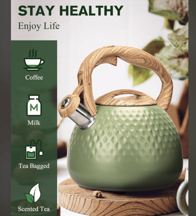 LCW183A3L induction cooker horn kettle electric pottery kettle kettle large capacity 3L hot kettle does not contain BPA pot body thickness 0.35mm, Nordic American one key open kettle gas stove kettle - Image 18