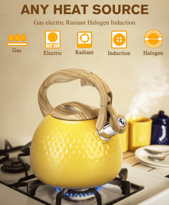 LCW183A3L induction cooker horn kettle electric pottery kettle kettle large capacity 3L hot kettle does not contain BPA pot body thickness 0.35mm, Nordic American one key open kettle gas stove kettle - Image 9