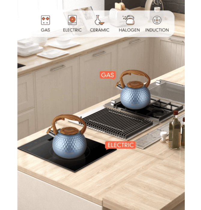 LCW183A3L induction cooker horn kettle electric pottery kettle kettle large capacity 3L hot kettle does not contain BPA pot body thickness 0.35mm, Nordic American one key open kettle gas stove kettle - Image 5