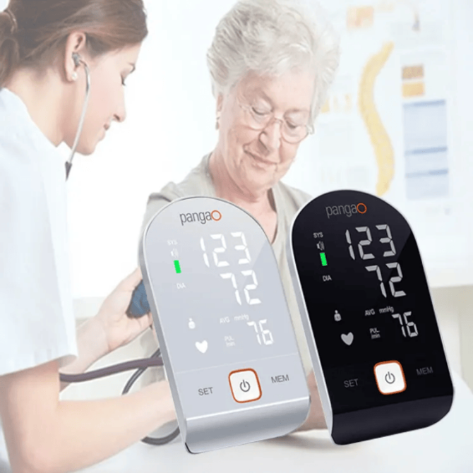 PS800B19L Automatic arm digital sphygmomanometer LCD63x82 time and date show the sphygmomanometer automatically off for 30 seconds 90 measurements - Image 3