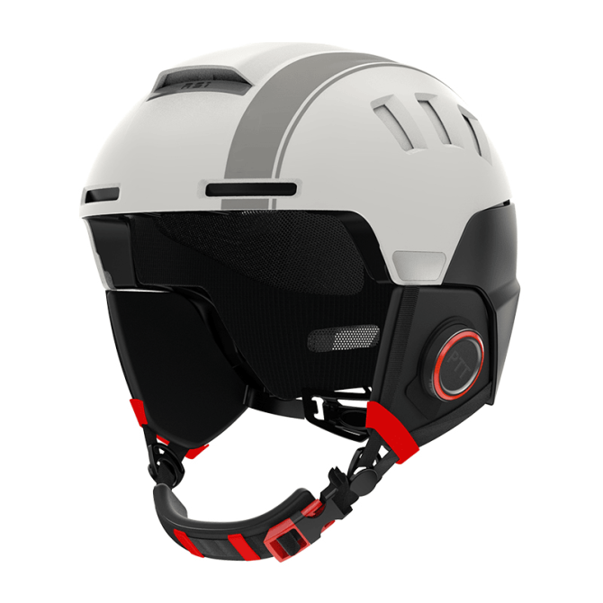 Ski sports intelligent Bluetooth helmet (WIFI + APP, phone answering, sound navigation, MP3 music + one-button intercom + SOS automatic alarm + two-way reminder)