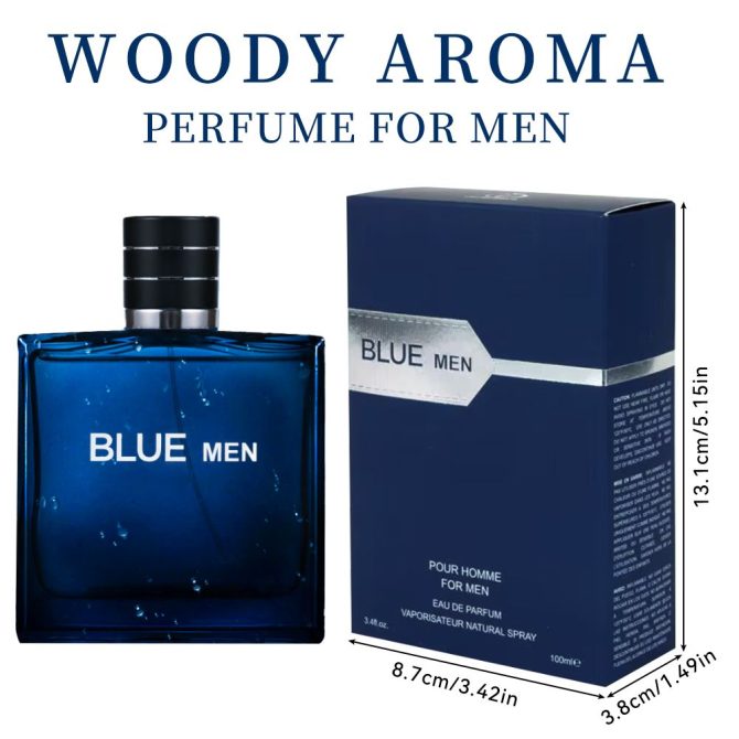 3.4 Fl Oz Men's Eau De Toilette Spray - Men's Cologne - Fresh & Citrus Masculine Scent - With Lemon, Mint, Aldehydes And Pink Pepper - Medium Intensity Perfume, Perfect For Dating, - Image 2