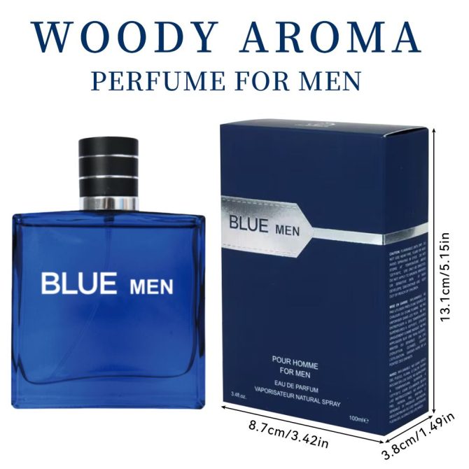 3.4 Fl Oz Men's Eau De Toilette Spray - Men's Cologne - Fresh & Citrus Masculine Scent - With Lemon, Mint, Aldehydes And Pink Pepper - Medium Intensity Perfume, Perfect For Dating, - Image 9
