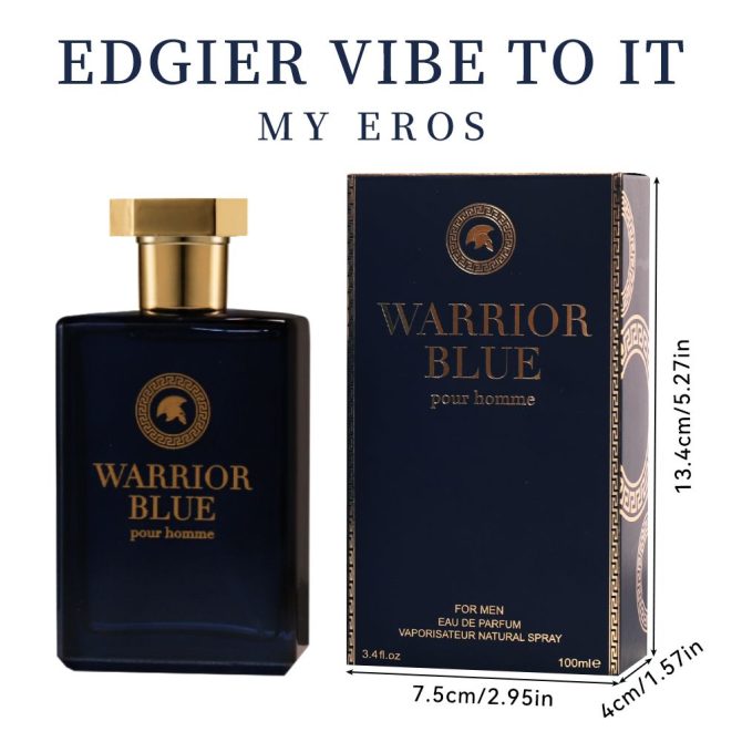 3.4 Fl Oz Men's Eau De Toilette Spray - A Aromatic Fougere Fragrance For Men- With Mint, Green Apple And Lemon - Medium Intensity Perfume - Image 3