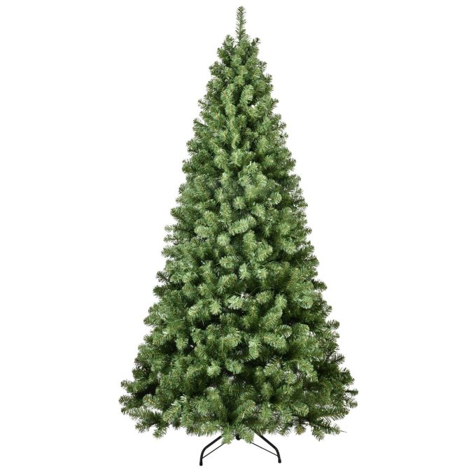 6ft Pre-Lit PVC Christmas Tree with 300 UL Lights, 779 Tips, Auto-Unfold Memory Wire, Easy Assembly with Stable Metal Stand – Full Artificial Holiday Tree - Image 8