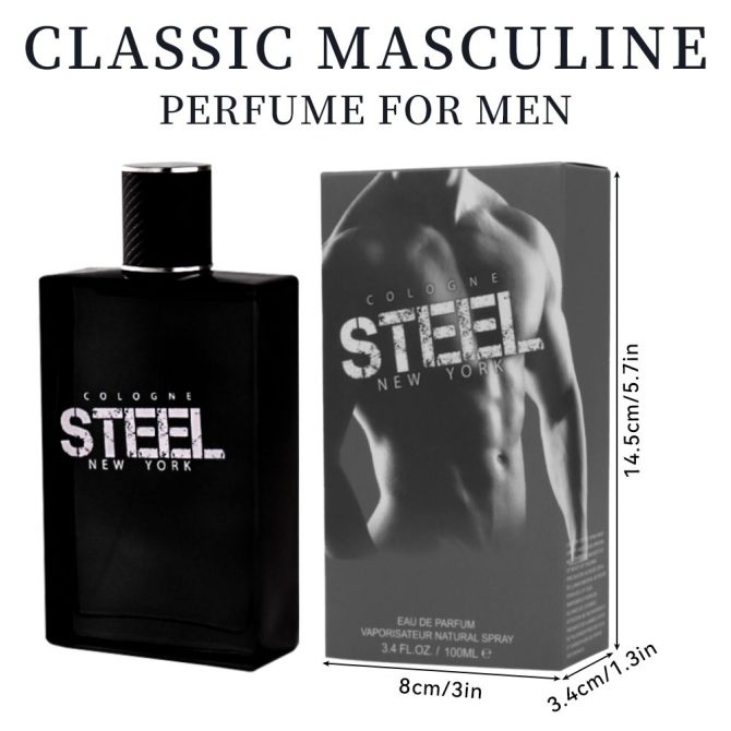3.4 Fl Oz Men's Eau De Toilette Spray, Long-Lasting Perfume, Notes Of Lemon, Orange, Cardamom Flavor, Perfect For Dating, Daily Life, Parties, Gift Giving - Image 2