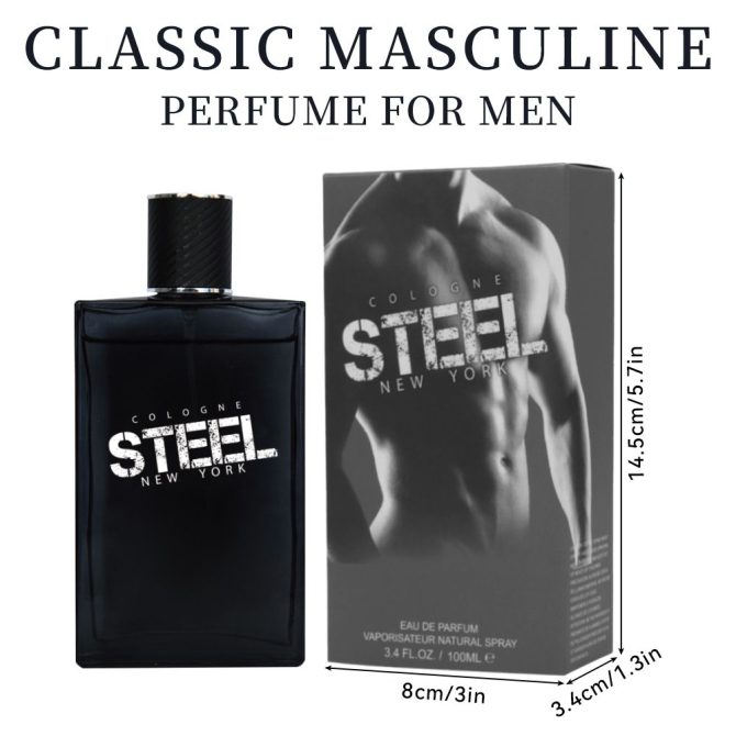 3.4 Fl Oz Men's Eau De Toilette Spray, Long-Lasting Perfume, Notes Of Lemon, Orange, Cardamom Flavor, Perfect For Dating, Daily Life, Parties, Gift Giving - Image 8