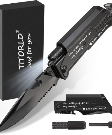 BEST DAD Engraved 7-in-1 Multitool | Fathers Day Gift for Dad | Folding Pocket Knife with Screwdrivers, Pliers & Bottle Opener | Camping, Hiking & Outdoor EDC Tool | Compact & Durable Design