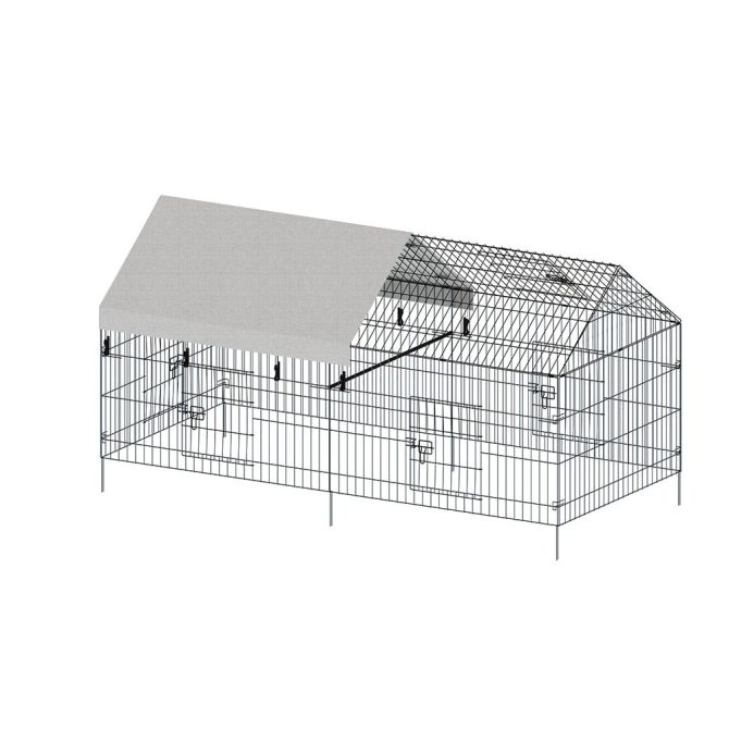 pointed wire chicken coop for poultry breeding - Image 3