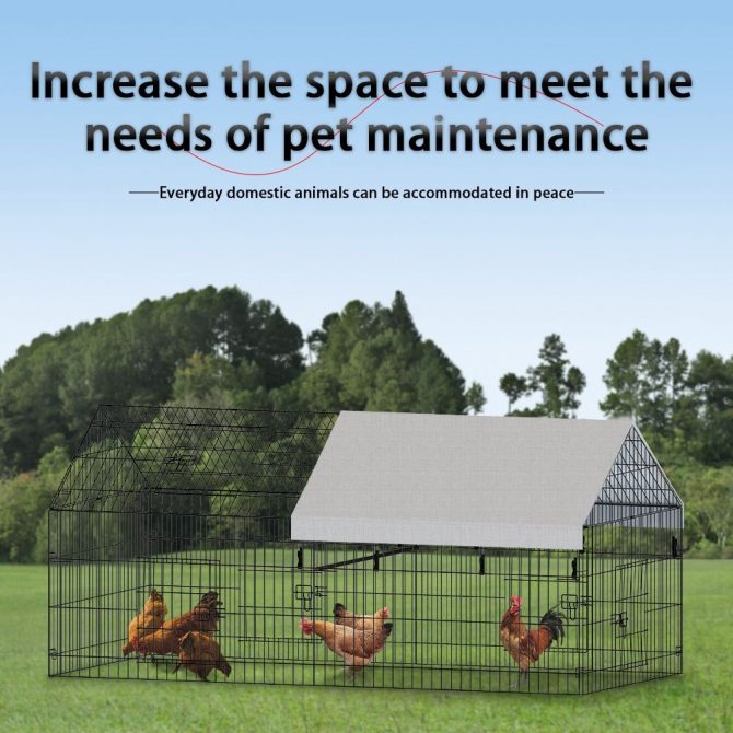 pointed wire chicken coop for poultry breeding - Image 6