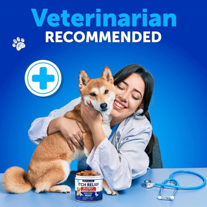 Dog Allergy Relief Chews Itching Skin Relief for Dogs Fish Oil Omega 3 Seasonal Allergies Pills Skin & Coat Anti ItchHot Spots Treatment Canine Immune Health Supplement 120 Soft Treats - Image 6
