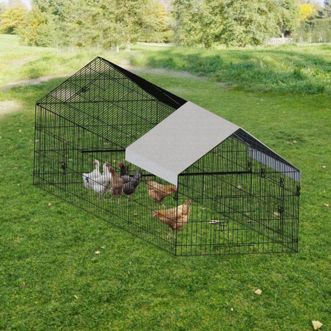 Poultry farming outdoor metal chicken coop - Image 4