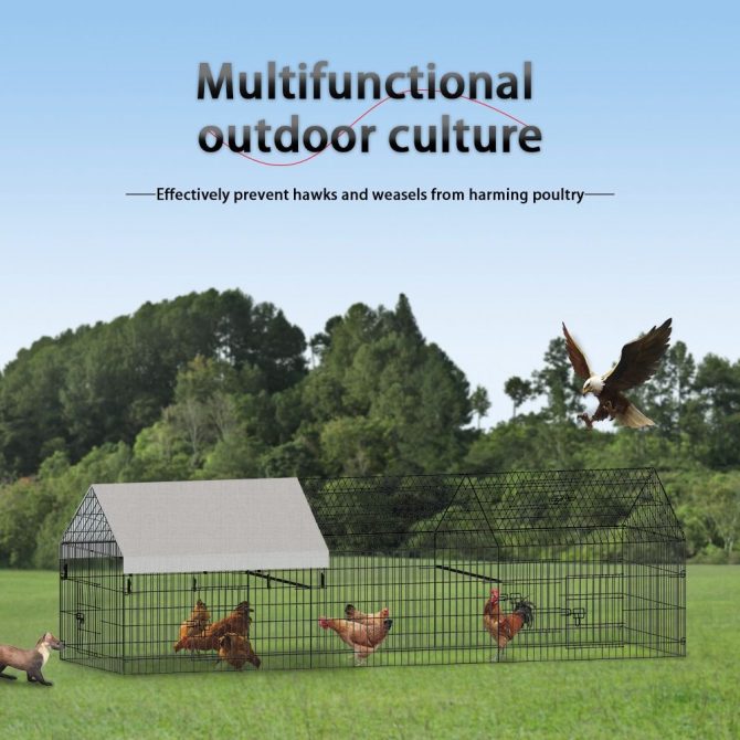 Poultry farming outdoor metal chicken coop - Image 6
