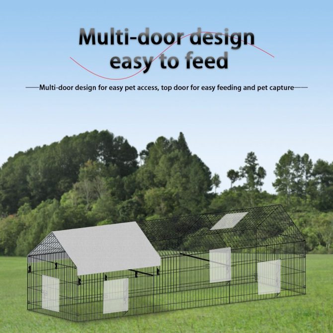 Poultry farming outdoor metal chicken coop - Image 8
