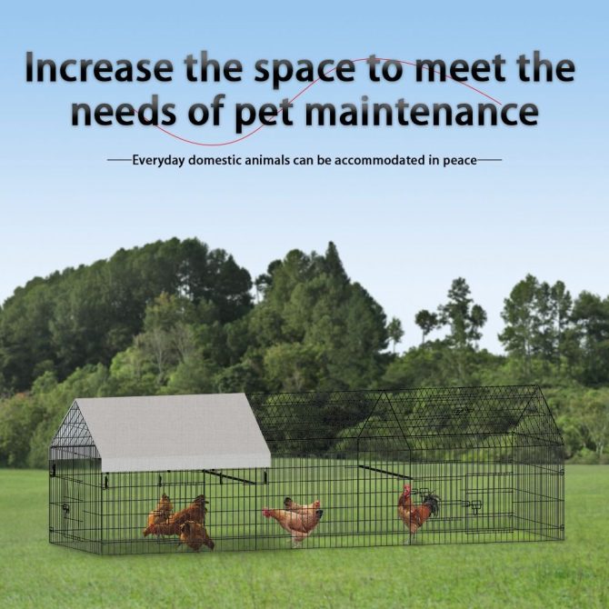 Poultry farming outdoor metal chicken coop - Image 10