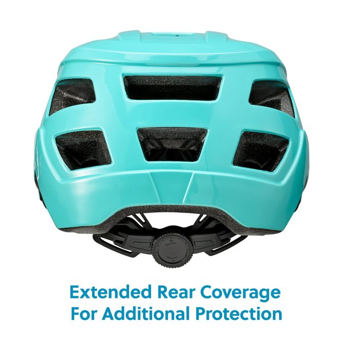 Youth Bike Helmet, Mint Green, Adjustable Fit, Ages 8+, Lightweight for Biking & Scooters - Image 4