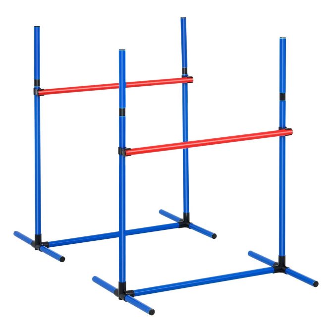 VEVOR Dog Agility Training Equipment 4 PCS Set Hurdles and Jump Ring Obstacle - Image 9