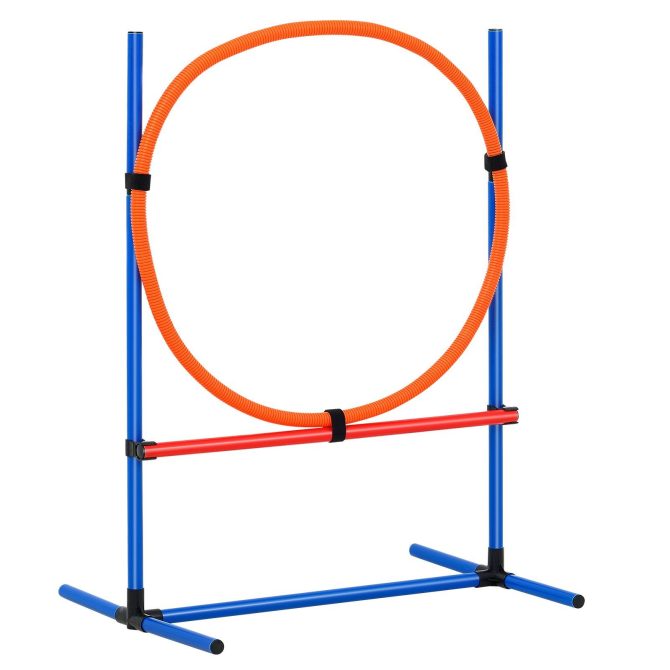 VEVOR Dog Agility Training Equipment 4 PCS Set Hurdles and Jump Ring Obstacle - Image 10