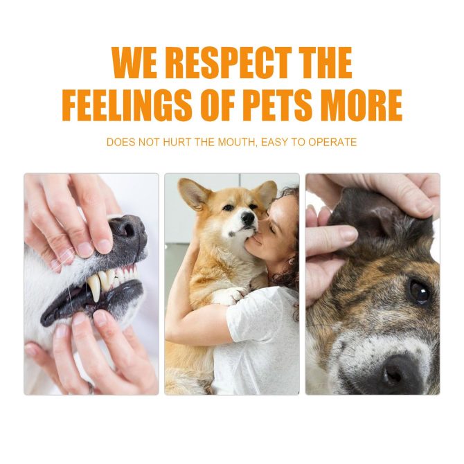 Yegbong Pet Teeth Cleaning, Dog Cat Teeth Clean Tartar Stones Fresh Breath - Image 4