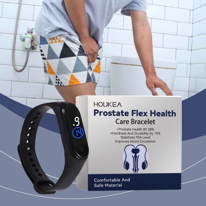 Houkea Men's Care Bracelet, Body Relief Discomfort Daily Portable Fashion Wear Gentle Care Bracelet - Image 2