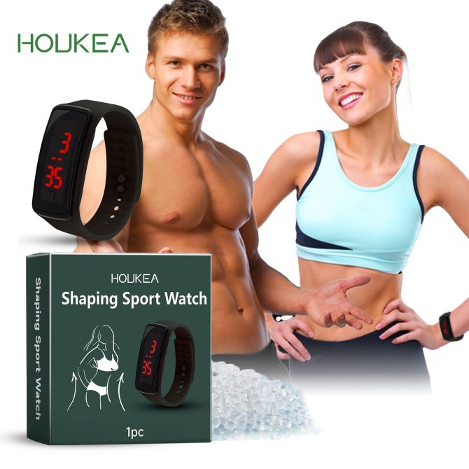 Houkea Fashion Sports Watch, Sports Watch Time Management Outdoor Fitness Fashion Sports Wind Bracelet - Image 2