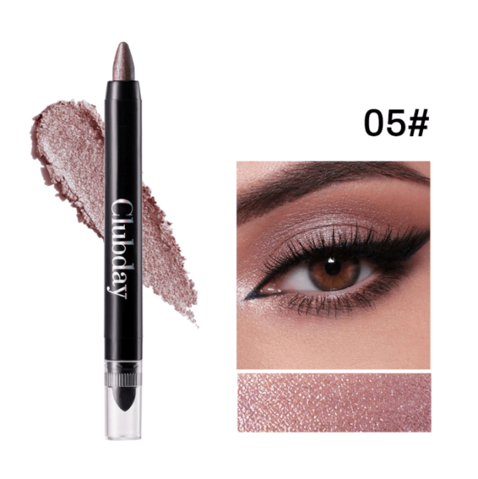 PSC001-003A  6-color double-ended eyeshadow stick for eye makeup, 24-hour texture, single unit 2g. Natural and three-dimensional eyebrow and eyelash mascara, eyelash curler, long-lasting matte eyeb - Image 14