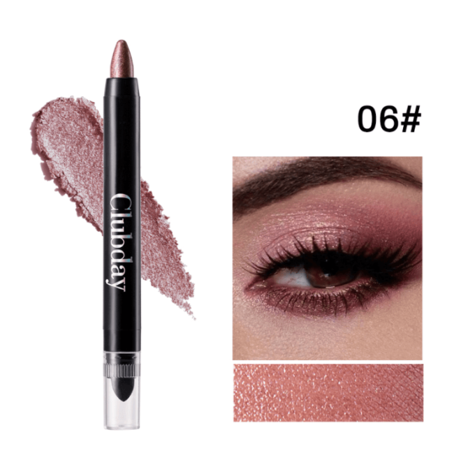 PSC001-003A  6-color double-ended eyeshadow stick for eye makeup, 24-hour texture, single unit 2g. Natural and three-dimensional eyebrow and eyelash mascara, eyelash curler, long-lasting matte eyeb - Image 15