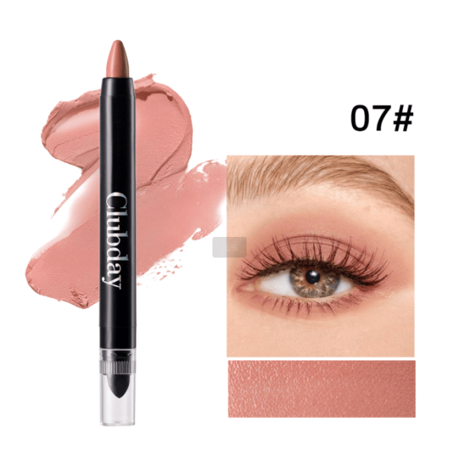 PSC001-003A  6-color double-ended eyeshadow stick for eye makeup, 24-hour texture, single unit 2g. Natural and three-dimensional eyebrow and eyelash mascara, eyelash curler, long-lasting matte eyeb - Image 16