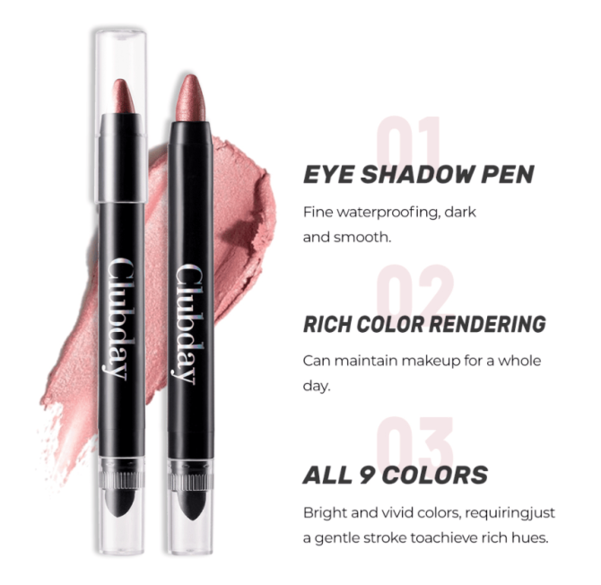 PSC001-003A  6-color double-ended eyeshadow stick for eye makeup, 24-hour texture, single unit 2g. Natural and three-dimensional eyebrow and eyelash mascara, eyelash curler, long-lasting matte eyeb - Image 8