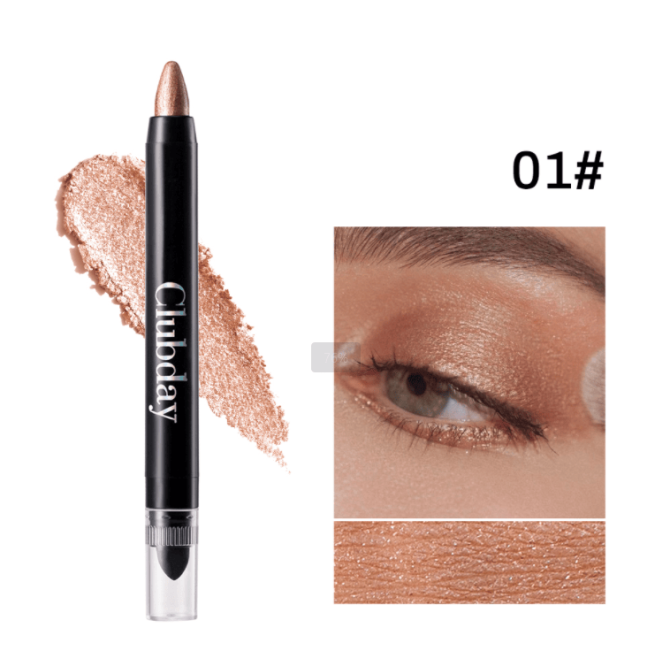 PSC001-003A  6-color double-ended eyeshadow stick for eye makeup, 24-hour texture, single unit 2g. Natural and three-dimensional eyebrow and eyelash mascara, eyelash curler, long-lasting matte eyeb - Image 10