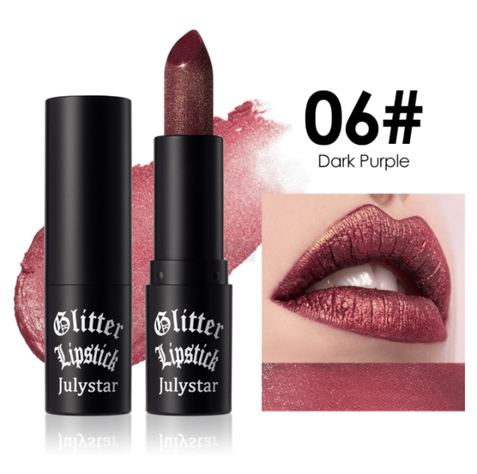 PSJ301-028   12 colors shiny matte lipstick Carved pearlescent glitter lipstick 3pc mixed sales Matte velvet lip lipstick makeup Velvet matte texture 24h Single product 0.4g Matte color - Image 17