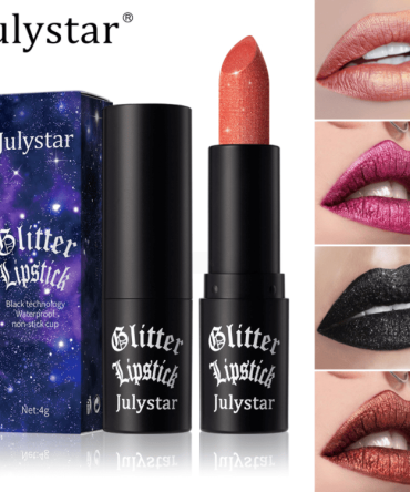 PSJ301-028   12 colors shiny matte lipstick Carved pearlescent glitter lipstick 3pc mixed sales Matte velvet lip lipstick makeup Velvet matte texture 24h Single product 0.4g Matte color