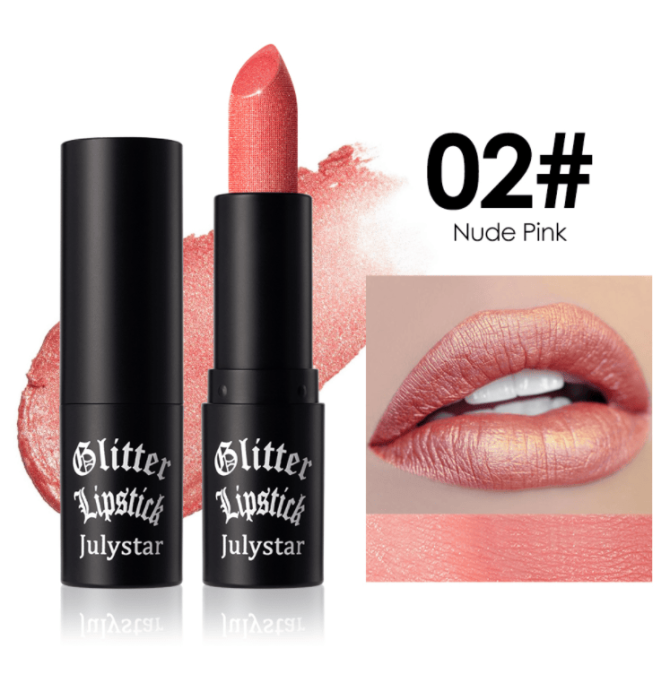 PSJ301-028   12 colors shiny matte lipstick Carved pearlescent glitter lipstick 3pc mixed sales Matte velvet lip lipstick makeup Velvet matte texture 24h Single product 0.4g Matte color - Image 8