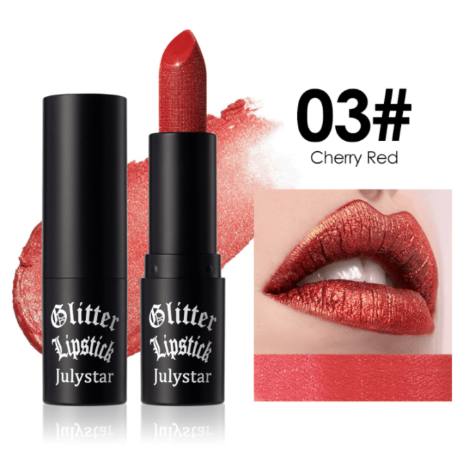 PSJ301-028   12 colors shiny matte lipstick Carved pearlescent glitter lipstick 3pc mixed sales Matte velvet lip lipstick makeup Velvet matte texture 24h Single product 0.4g Matte color - Image 9