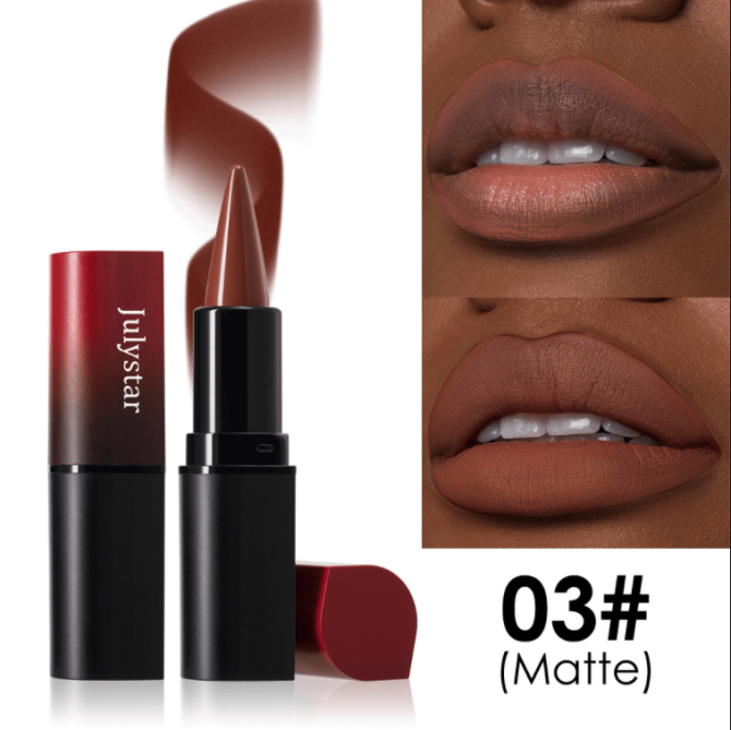 PSJ301-027M  Foggy Lipstick and Lip Liner in One Design 8 Shades of Matte Velvet Lip Color Makeup with a Velvet Matte Finish for 24 Hours Single Unit 0.3g Matte Additive Effect Non-Sticky Matte Fine - Image 10