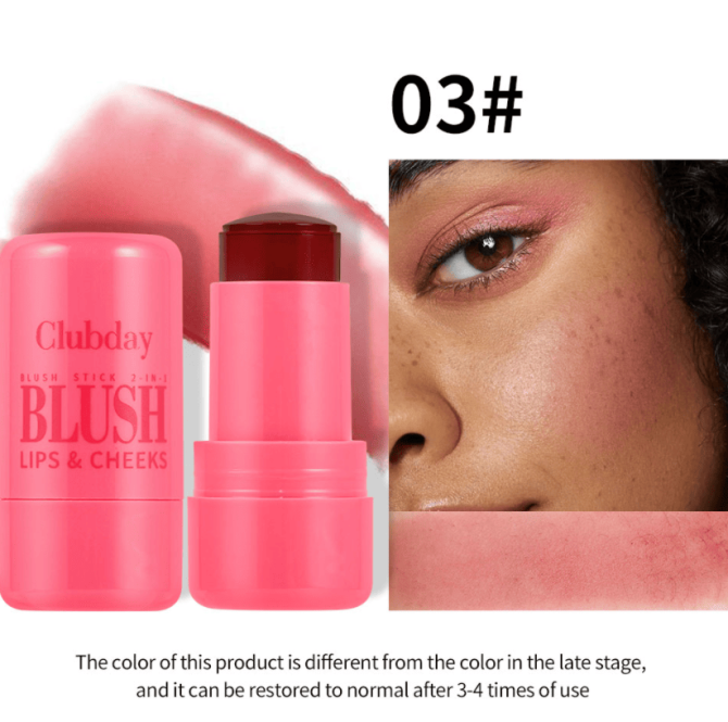 PSC004-002N   Rouge and blush face makeup, natural three-dimensional contouring, long-lasting matte lip and cheek color, water-resistant, sweat-proof, sun-protective, UV-blocking, easy-to-applied wat - Image 11