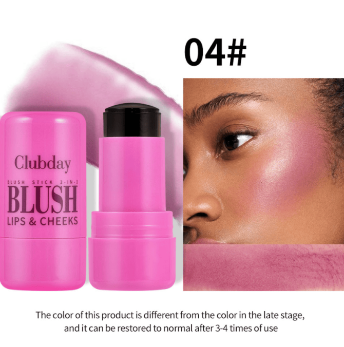 PSC004-002N   Rouge and blush face makeup, natural three-dimensional contouring, long-lasting matte lip and cheek color, water-resistant, sweat-proof, sun-protective, UV-blocking, easy-to-applied wat - Image 12