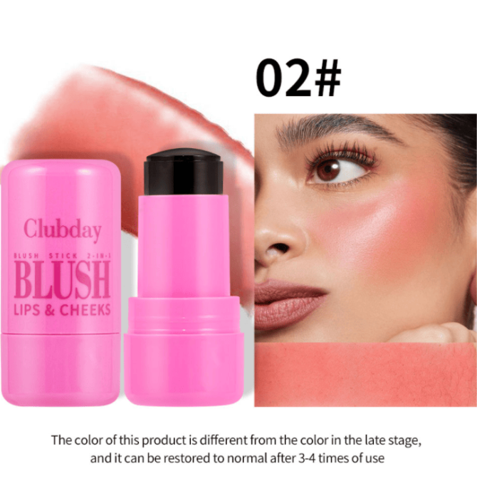 PSC004-002N   Rouge and blush face makeup, natural three-dimensional contouring, long-lasting matte lip and cheek color, water-resistant, sweat-proof, sun-protective, UV-blocking, easy-to-applied wat - Image 10