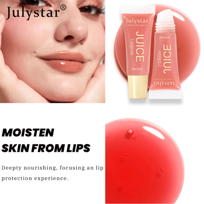 PSJ701-063M  Doudou Lip Color Moisturizing and Fruity Lip Gloss 6-Sided Tube Doudou Lip Color Soft Velvet Lip Gloss Texture Lasts 24 Hours Single Unit 0.5g Matte Color Enhancement Lip - Image 2