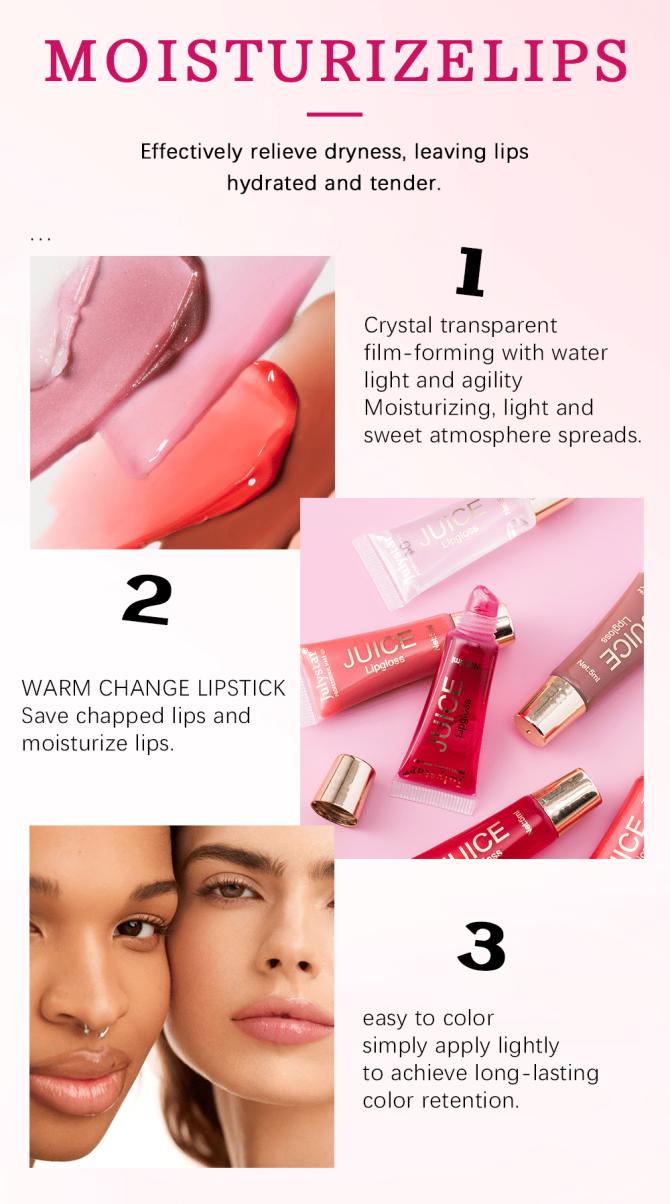PSJ701-063M  Doudou Lip Color Moisturizing and Fruity Lip Gloss 6-Sided Tube Doudou Lip Color Soft Velvet Lip Gloss Texture Lasts 24 Hours Single Unit 0.5g Matte Color Enhancement Lip - Image 7
