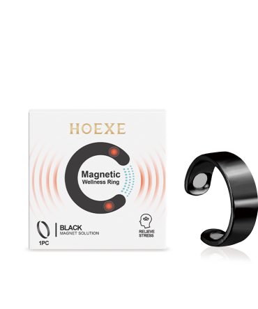 Hoexe Black Magnet Ring